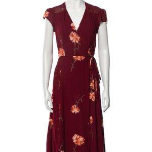 Reformation Carina Wrap Dress